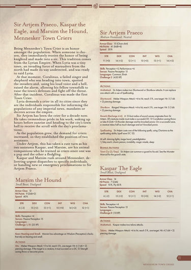 Town Criers of Mennesker City